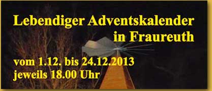 Lebendiger Adventskalender 2013 in Fraureuth