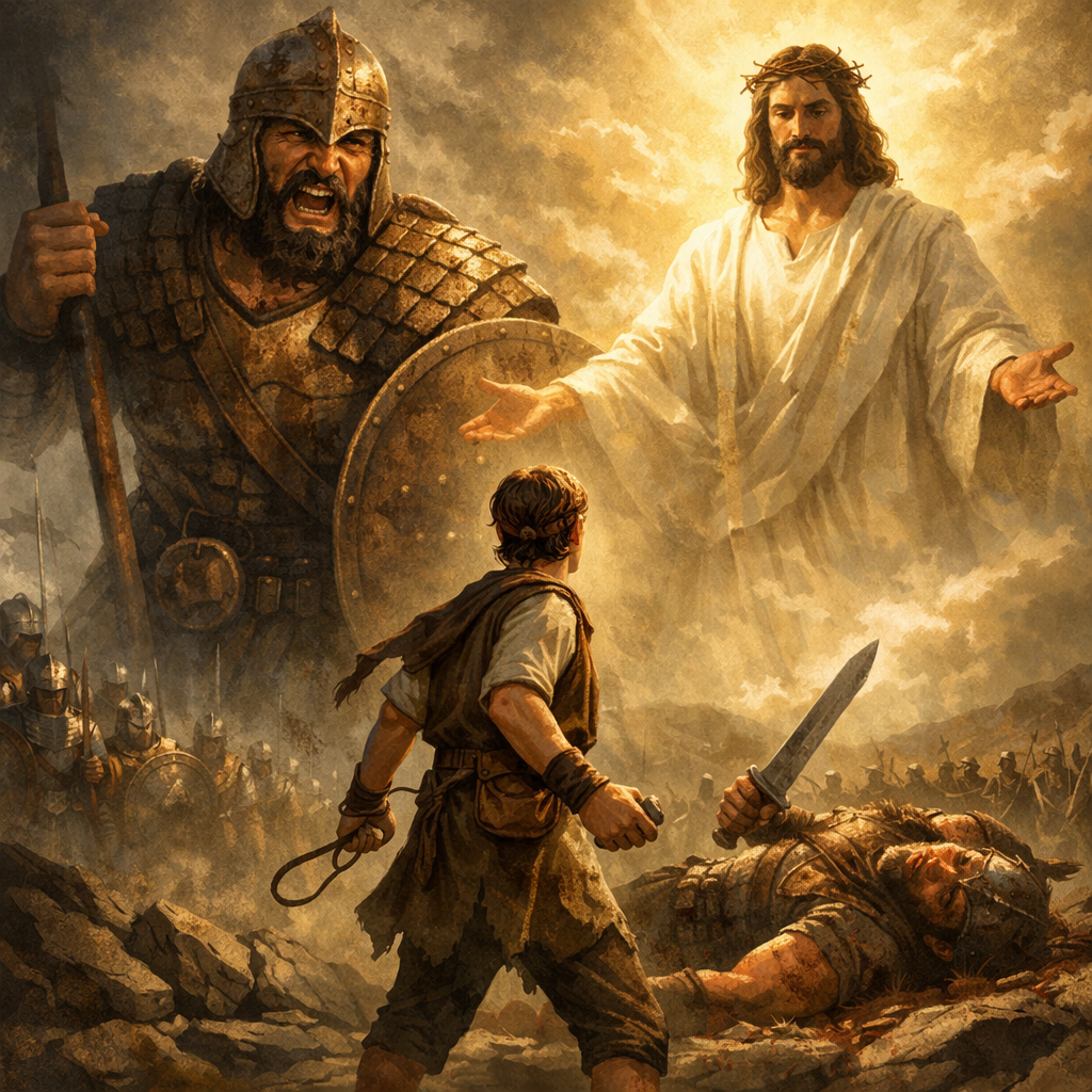 Vom Gesalbten zum König: David, Goliath und die Spur, die zu Christus führt